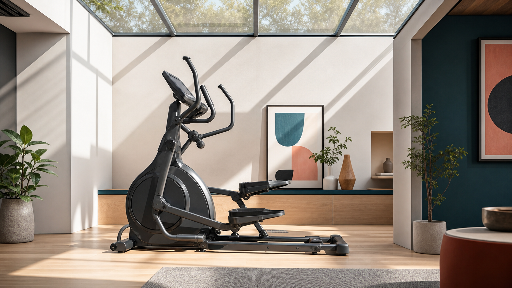 Elliptique Flexspeed Konect : rampe inclinable, foulée et stabilité
