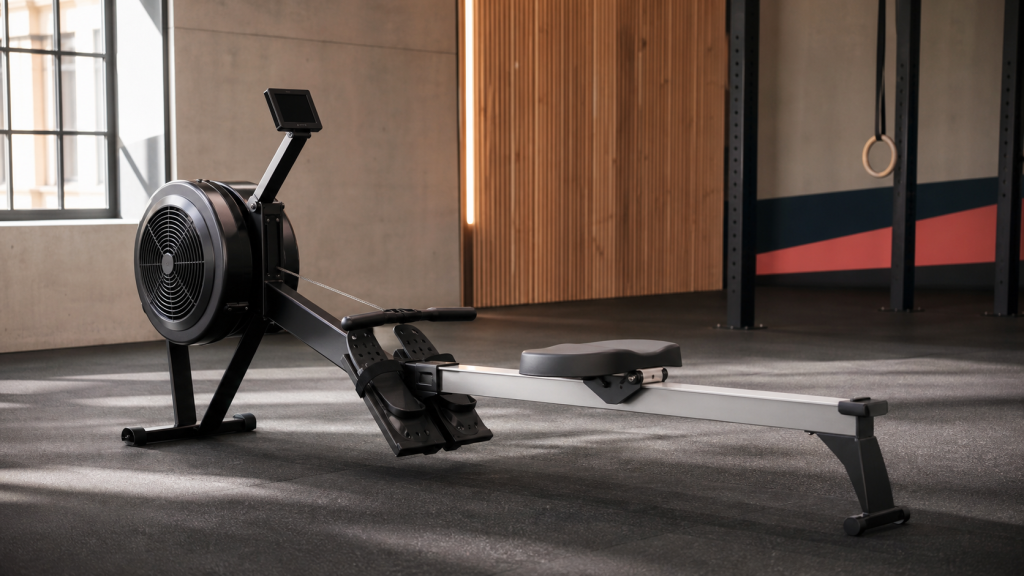 Rameur Blackelite : résistance à air et pratique du cross-training